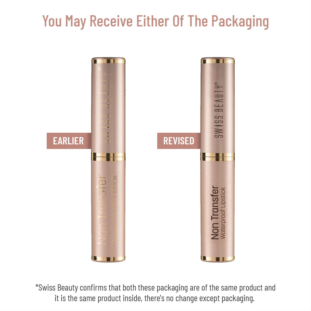 Swiss Beauty Non Transfer Waterproof Lipstick - 405 Orange Red
