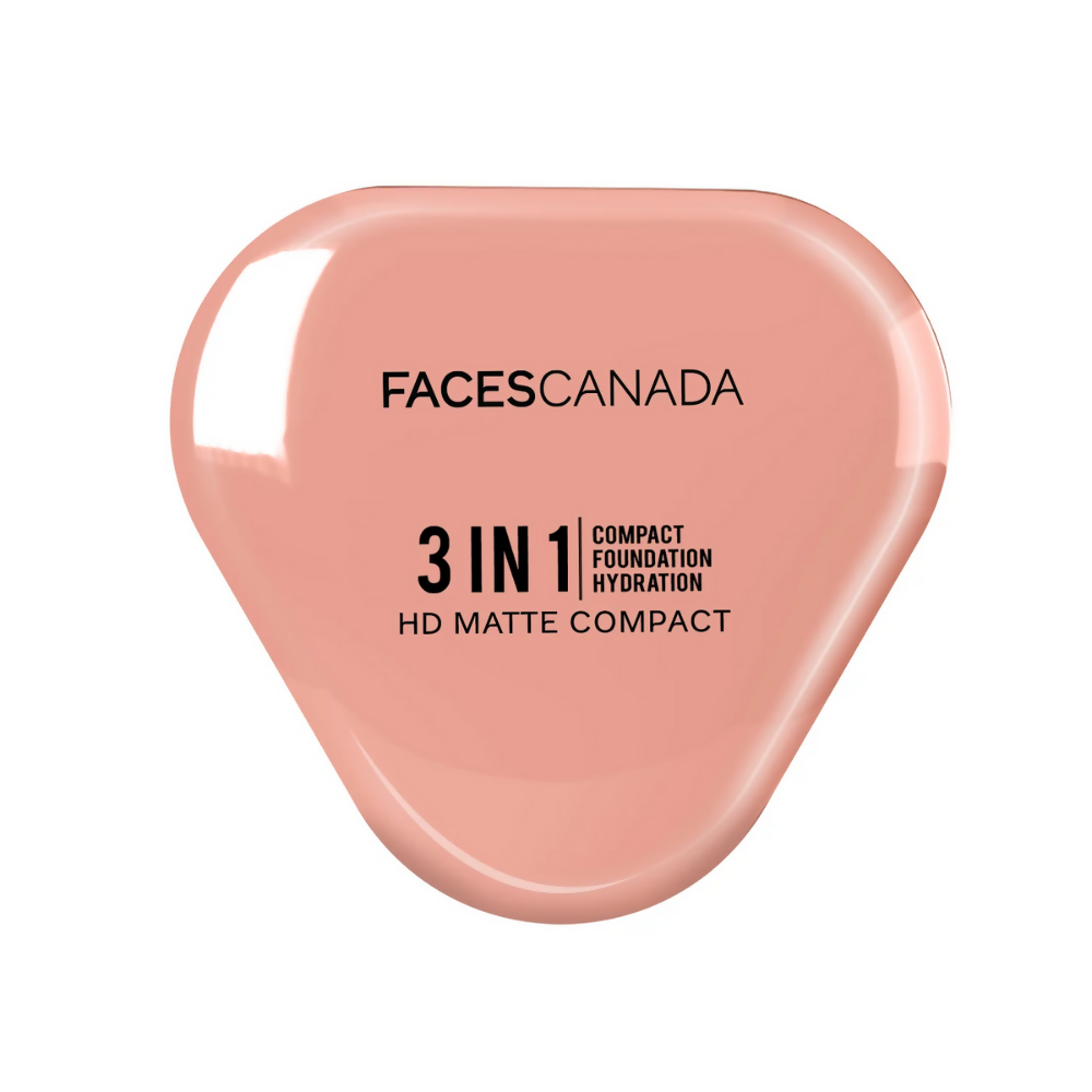 Faces Canada 3 in 1 HD Matte Compact - Total Beige 03