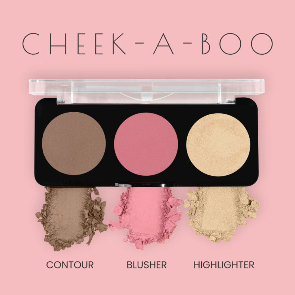 Swiss Beauty Cheek-A-Boo 3 In One Blushe Contour And Highlighter - 1