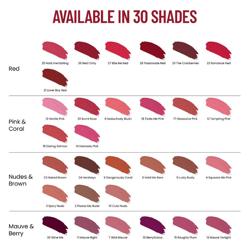 Swiss Beauty Hold Me Matte Liquid Lipstick - 04SqueezeMePink