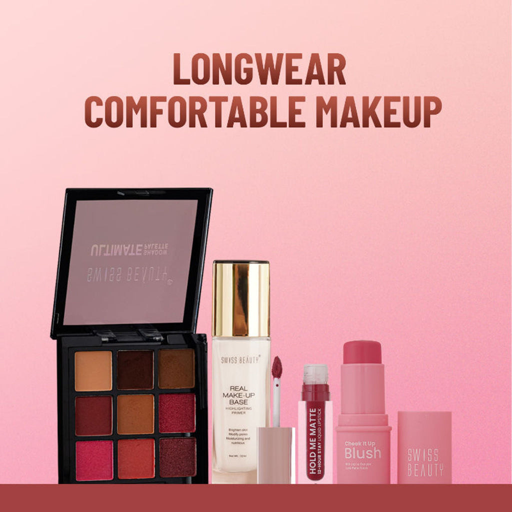 Swiss Beauty Cheek It Up Lumi-Matte Finish Blush - 1 High On Pink