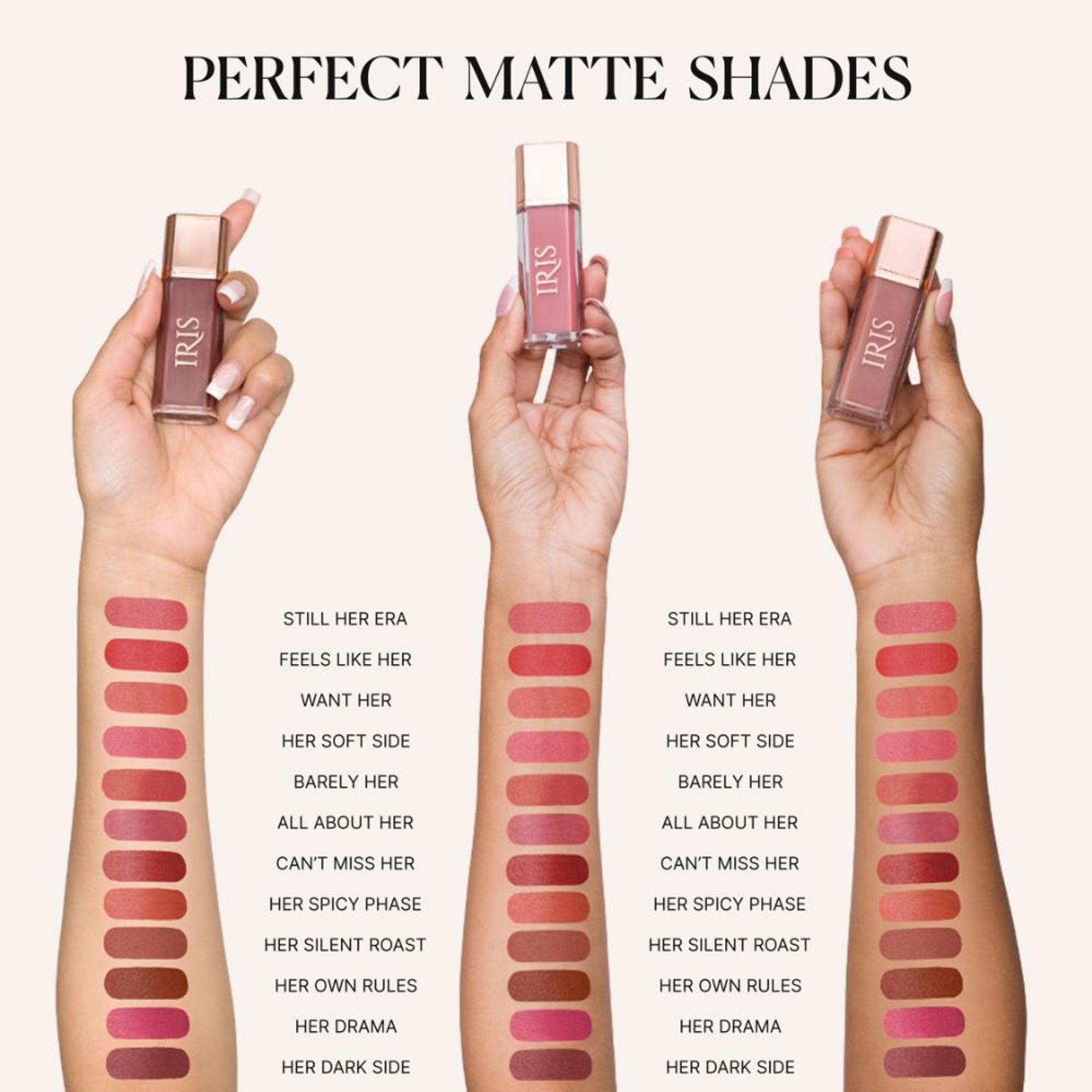 IRIS COSMETICS Matte Made Her Do It Liquid Lipstick - Muted Pink