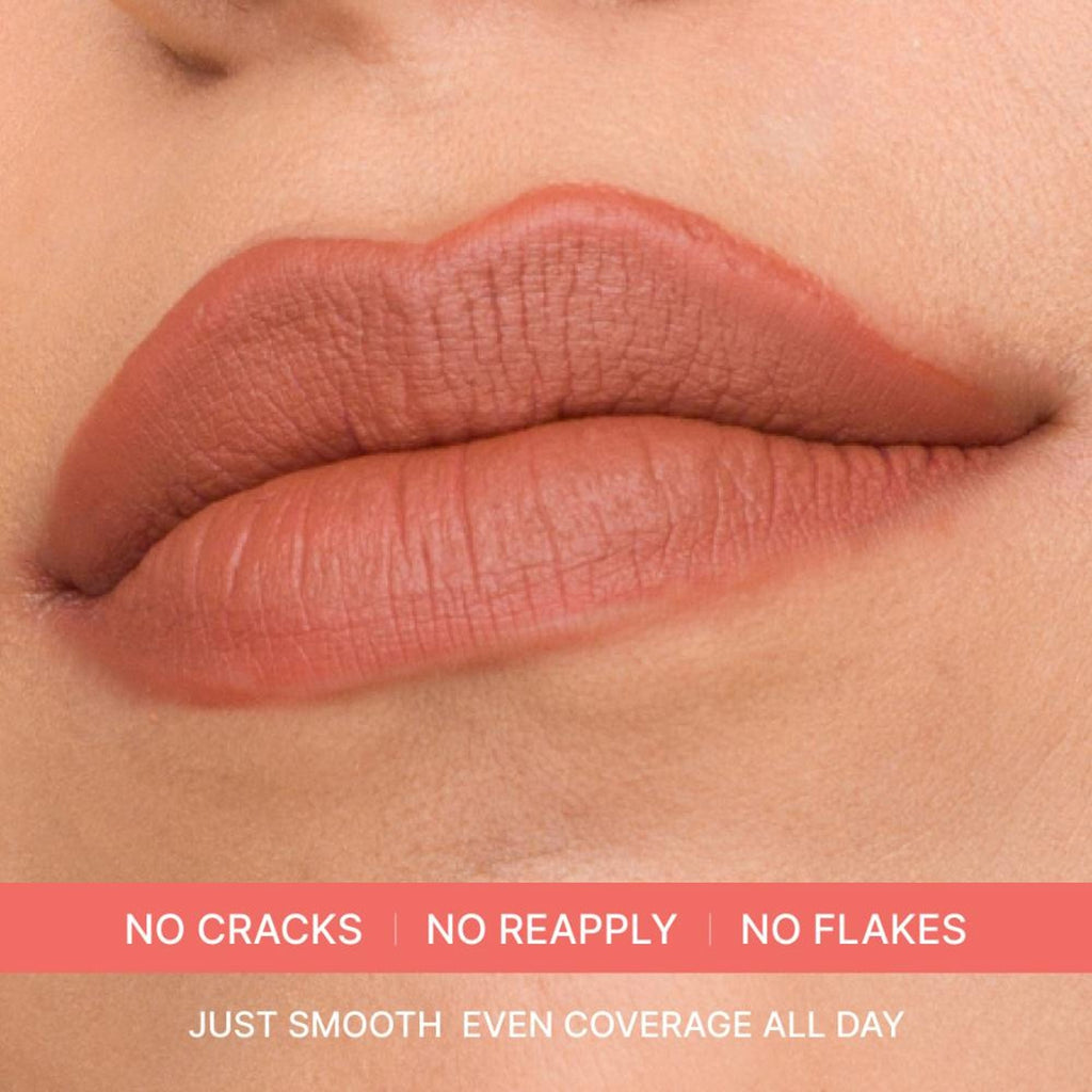 IRIS COSMETICS Matte Made Her Do It Liquid Lipstick - Warm Cinnamon Brown