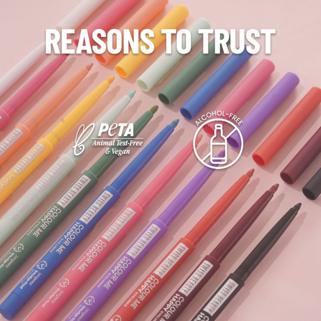 Swiss Beauty Colour Me Happy Eyeliner - Orange Daisy