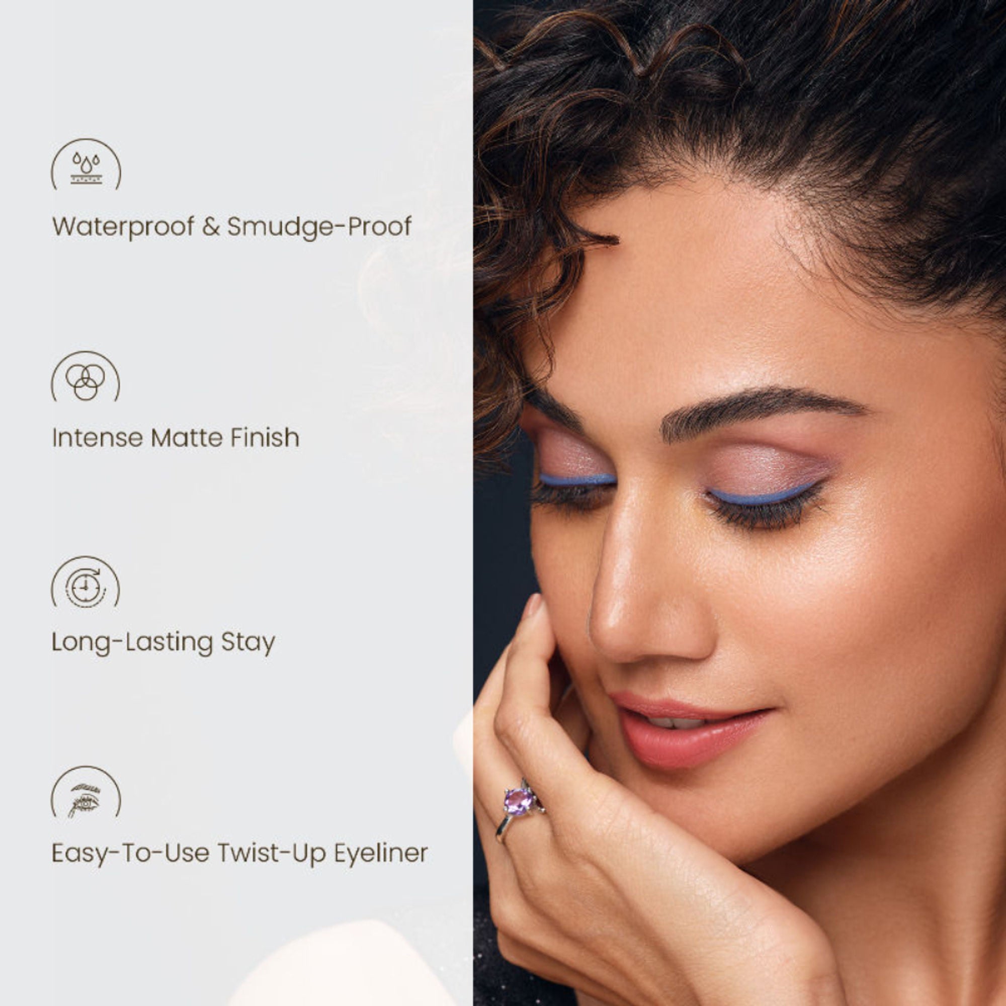Swiss Beauty Colour Me Happy Eyeliner - Purple Aster
