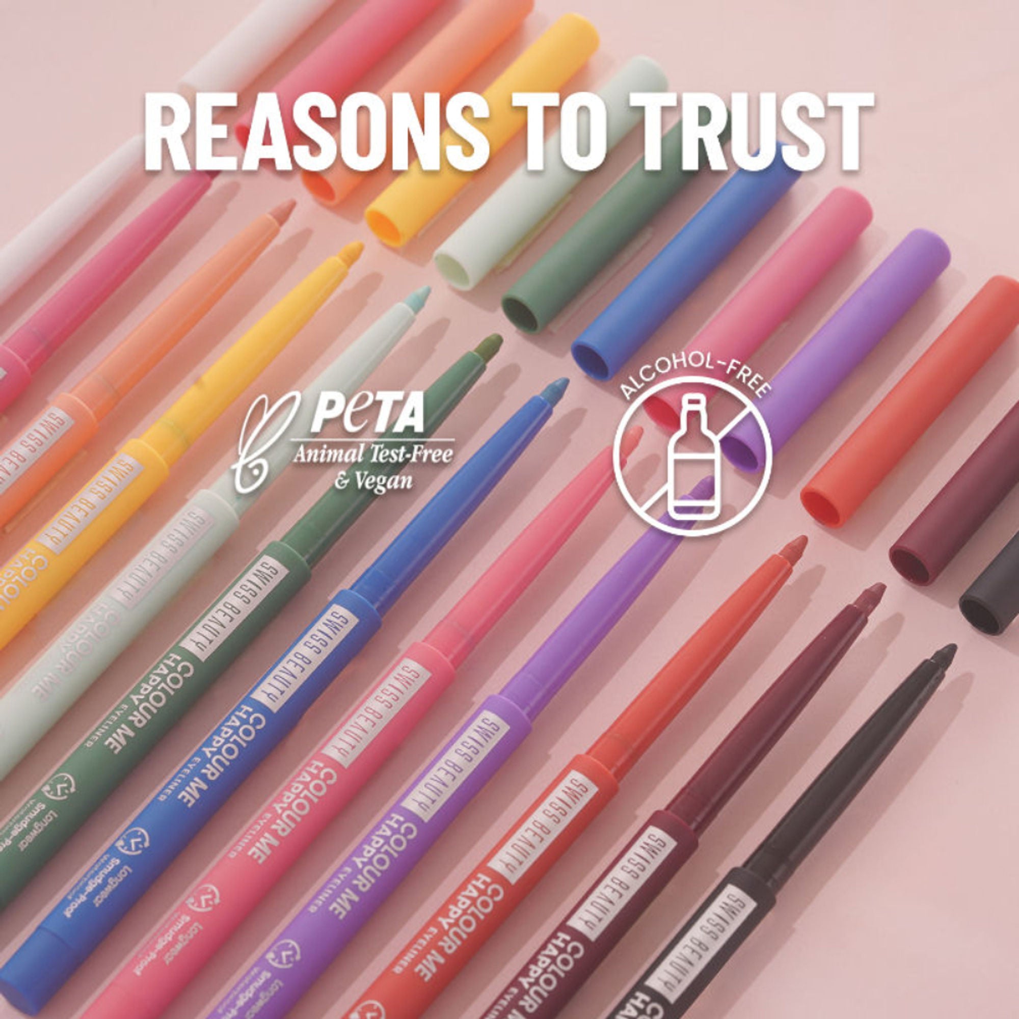 Swiss Beauty Colour Me Happy Eyeliner - Tulip Green