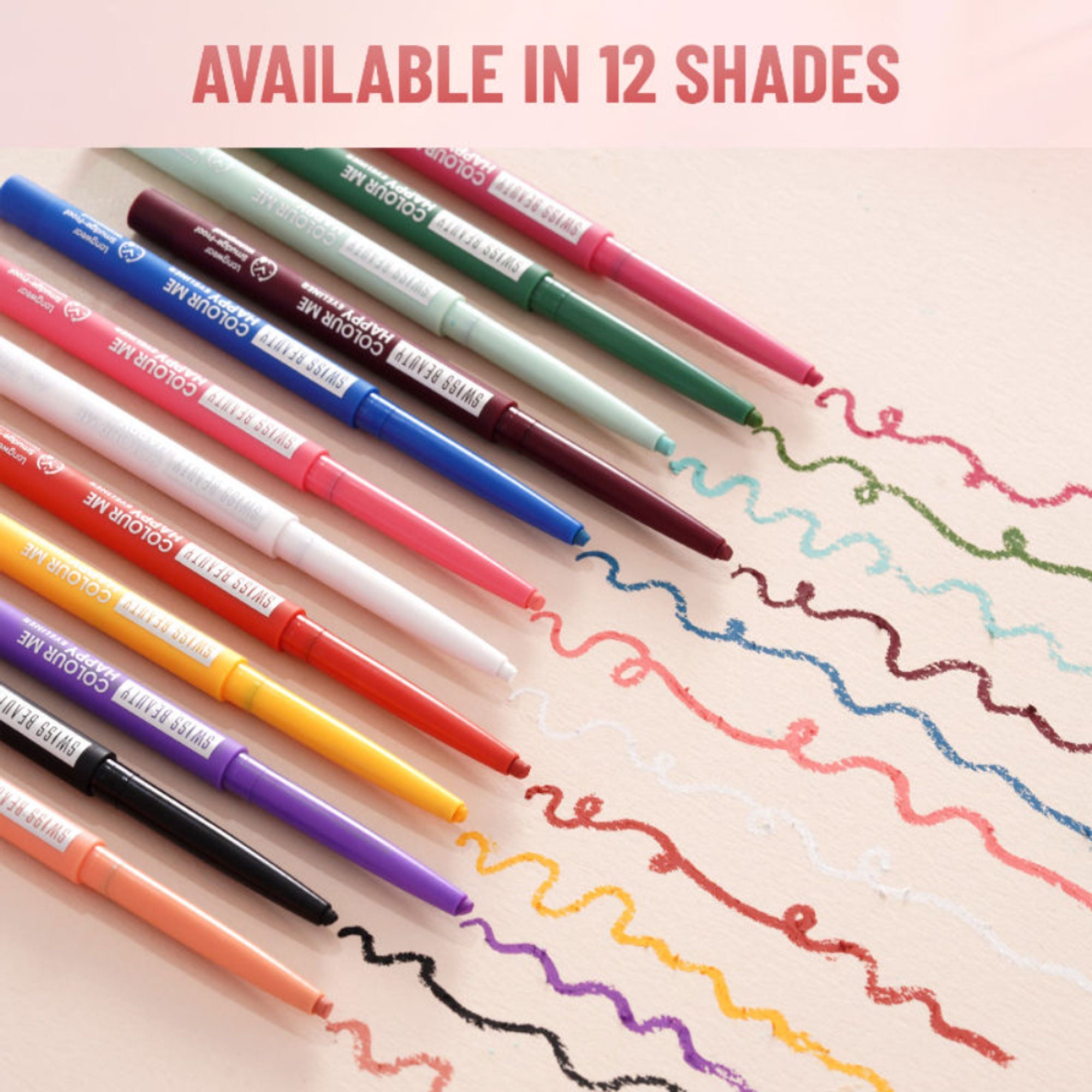 Swiss Beauty Colour Me Happy Eyeliner - Rose Camellia