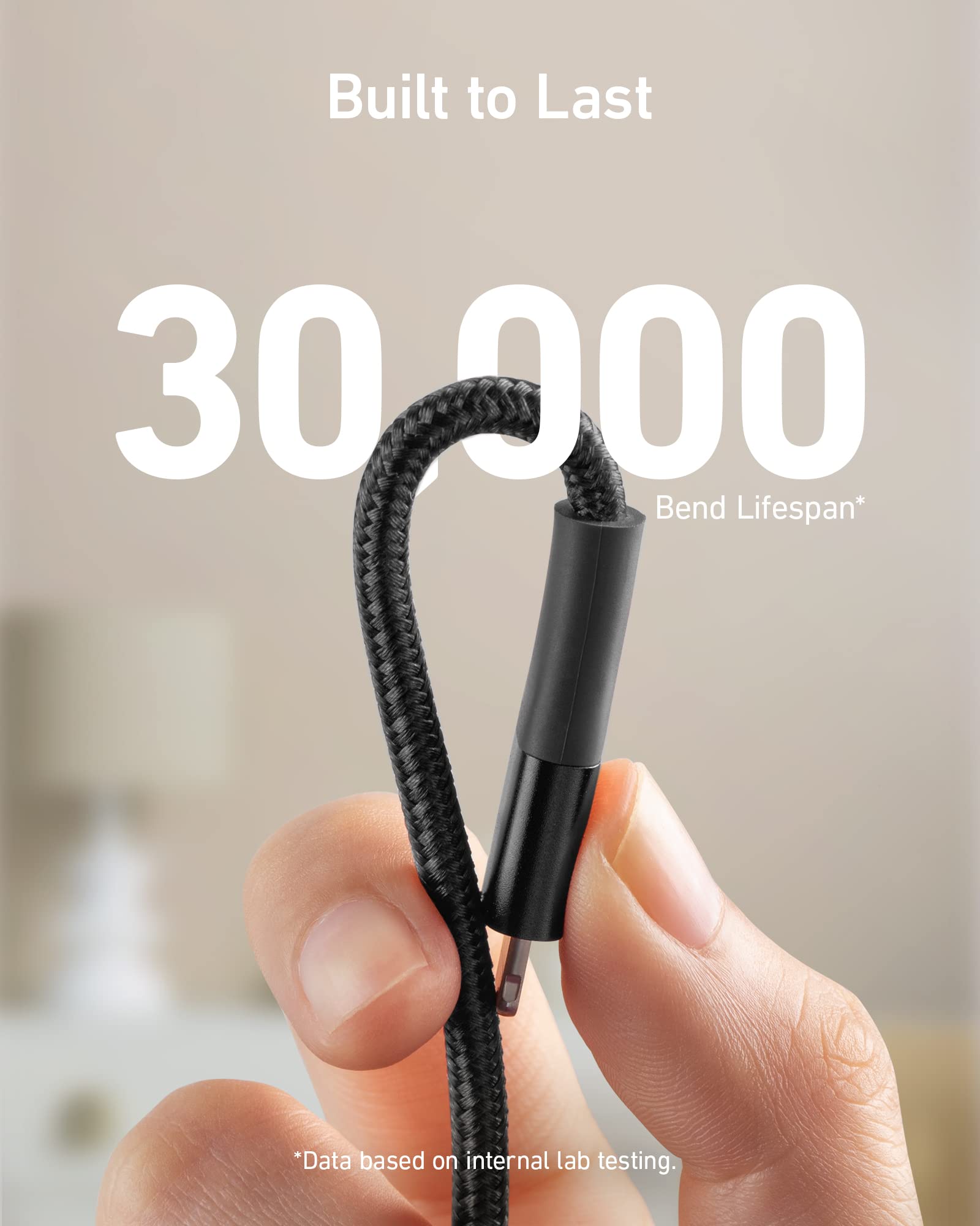 Anker 551 USB-A to Lightning Cable (3 ft / 6 ft / 10 ft)