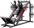 RitFit Gazelle Pro 3 in 1 Leg Press and Hack Squat Machine - High-Tensile Steel Leg Press Machine, 2000 lbs Capacity, Adjustable Angles, Hack Squat Machine with Weight Storage