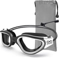 Swim Goggles, Polarized Adult Swimming Goggles Bungee Strap No Hair Pulling Anti-fog Pool Goggles for Men Women
