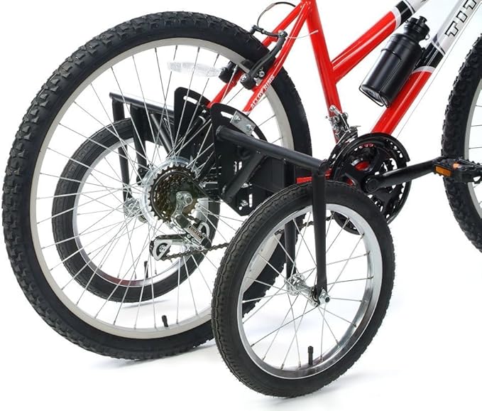 Bike USA Heavy-Duty Adult Training Wheels – Patented Stabilizer Kit for 24"–27" Bicycles, Supports 250+ lbs, Original Full-Size Bike Training Aid, Not for Electric or E-Bikes