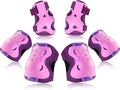 BOSONER Kids/Youth Knee Pad Elbow Pads Guards Protective Gear Set for Roller Skates Cycling BMX Bike Skateboard Inline Skatings Scooter Riding Sports