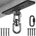 Heavy Bag Hanger, Punching Bag Ceiling Mount Hanger, 360° Rotation Hook for Boxing, MMA, Aerial Yoga, Hammock, and More, 600 LB Capacity
