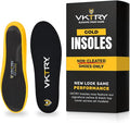 VKTRY Gold for Non-Cleated Shoes - Carbon Fiber Performance Insoles - Customized Athletic Inserts for Sports Basketball Volleyball Running & More | Shock Absorption US M8.5-9, W10.5-11, >220lbs