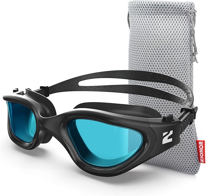 ZIONOR Swim Goggles, G1 SE Swimming Goggles Anti-fog for Adult Men Women