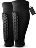 Shin Defender Shin Guards - 2 Pairs of Shin Defender Shin Guards Kids, Soccer Shindefender Sleeves for Youth Adult