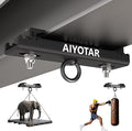 I Beam Clamp Hanger Mount, Heavy Duty Steel Beam Clamp, Heavy Punching Boxing Bag Hanger 5600LB Maximum Bearing Capacity H beam clamp hanger for Boxing Muay Thai MMA Training Gym Swing Trapeze Hammock