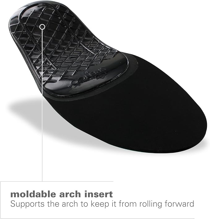 Spenco Rx Orthotic Arch Support Full Length Shoe Insoles, Men's 12-13.5, Green