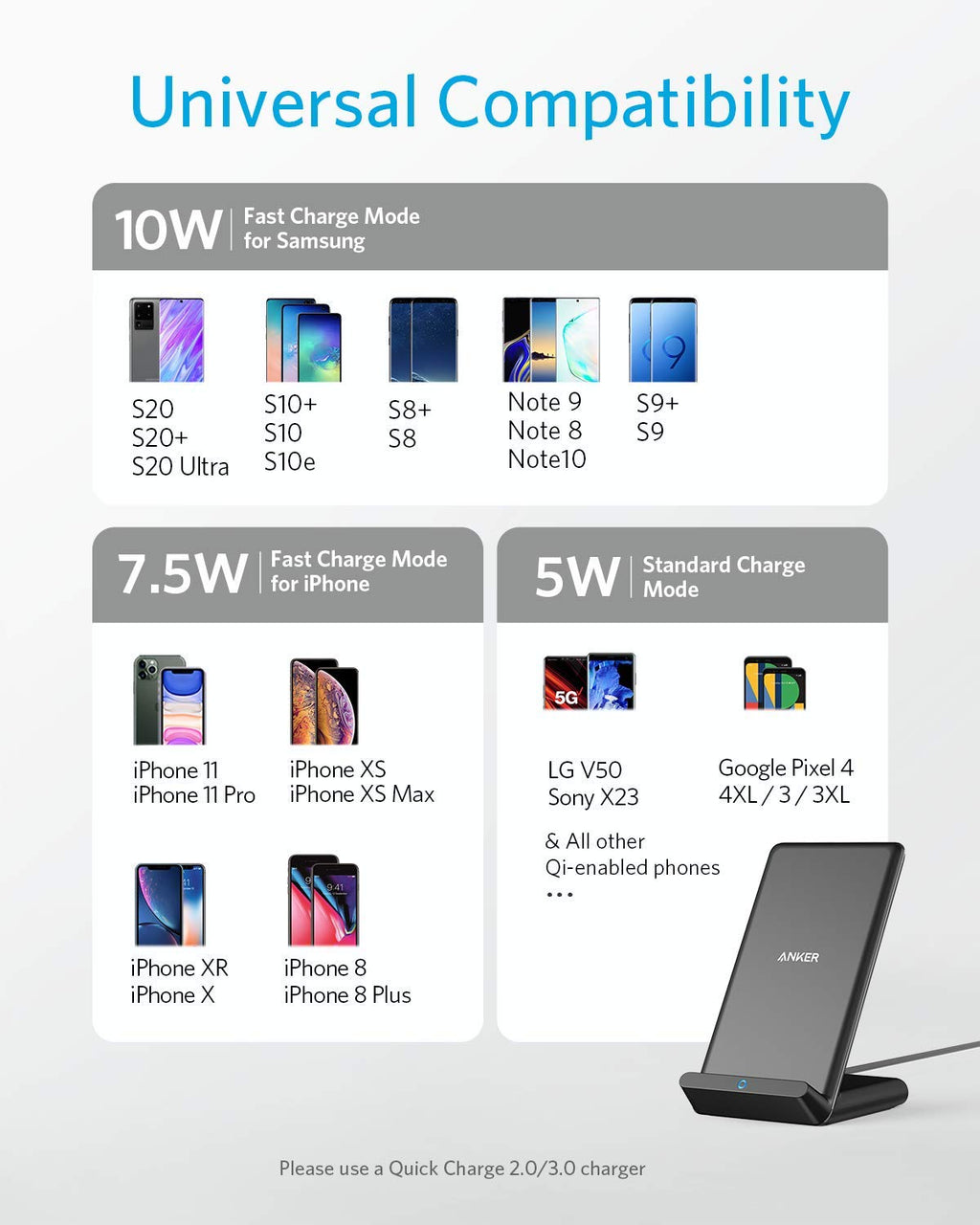 Anker 313 Wireless Charger (Stand)