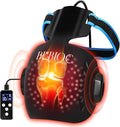 Red Light Therapy for Knee Pain Relief,Vibration Knee Massager with 660nm&850nm,3 in 1 Heated Knee Brace for Knee/Joint/Elbow/Shoulder,Rechargeable Near Infrared Light Therapy Device