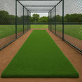 Ottomanson Artificial Turf Golf Hitting Mat 3' x 18' Indoor/Outdoor Waterproof Synthetic Fake Grass for Putting Practice Baseball Football Sports Gym Backyard, Custom Size 2' up to 30'