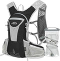 Hydration Pack Backpack, Lightweight Water Backpack with 2L Leakproof Hydration Bladder Daypack for Men Women,Running Hydration Vest for Outdoor Trail