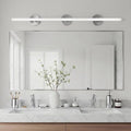 20x40 Inch Nickel Bathroom Mirror for Wall, Aluminum Frame Rectangle Rectangular Vanity Mirror, Modern Large for Bedroom, Living Room, Horizontal or Vertical