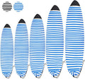 UCEDER Surfboard Sock Cover,Lightweight Stretch Board Bag for Sun Protection,Foldable Surfboard Sock Sleeve Perfect for Travel and Transportation