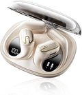 Open Ear Earbuds Wireless Bluetooth Headphones - 80Hrs Playtime Wireless Ear buds with 18.2mm Drivers Stereo Sound, Touch Control Earphones IPX7 Waterproof Bluetooth 5.4 for Running Fitness Workout