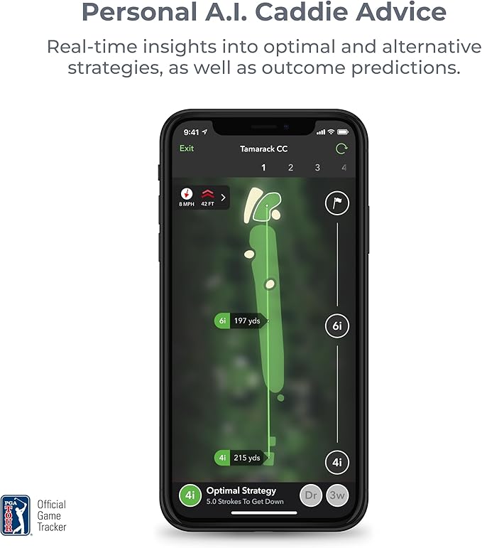 Arccos Smart Sensors: Automatic Golf Game Tracking System, A.I. Powered GPS Rangefinder & Smart Club Distances