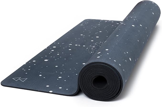 YOGA DESIGN LAB | The Combo Yoga Mat | 2-in-1 Mat+Towel | Eco Luxury | Ideal for Hot Yoga, Power, Bikram, Ashtanga, Sweat | Studio Quality | Includes Carrying Strap!