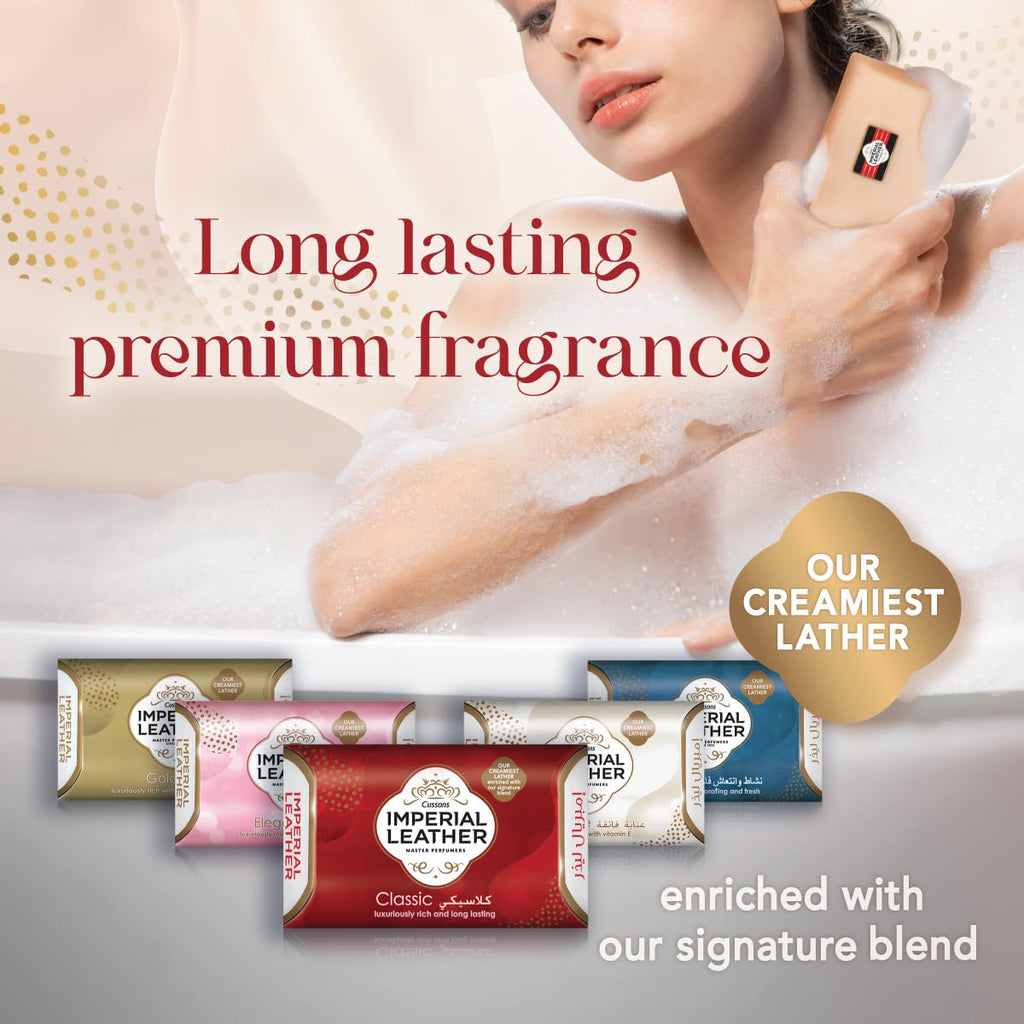 Cussons Imperial Leather Gold Soap Luxuriously Rich With Arabian Fragrances