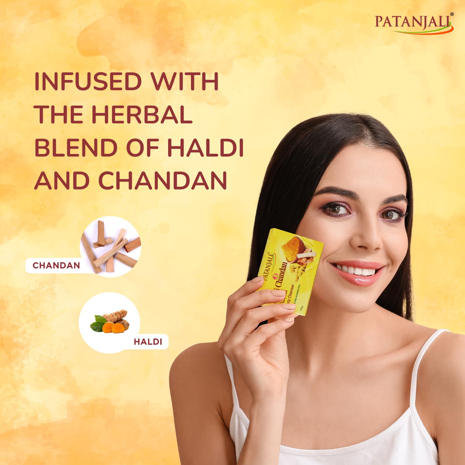 Patanjali Haldi Chandan Kanti Body Cleanser
