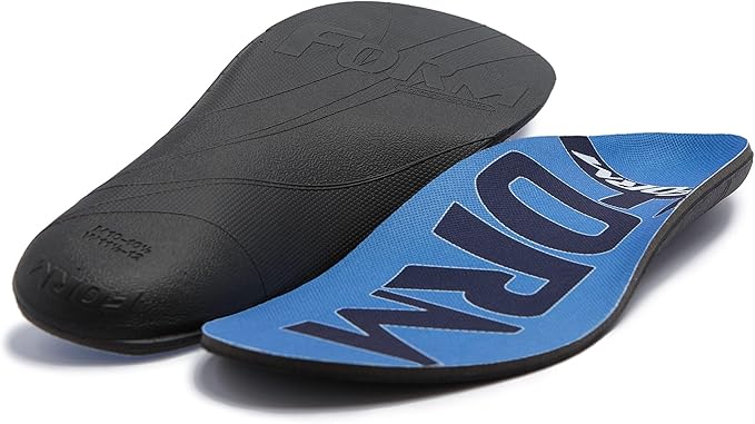 Maximum Support Plantar Fasciitis Insoles – Custom Form-Fitting Insoles Shoe Inserts for Plantar Fasciitis Women and Men – Shock Absorption - Flat Feet Inserts for All Day Walking & Standing