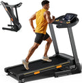 8.7MPH Walking Pad Treadmill for Home with Incline, 3.5HP Real Brushless Treadmill with Incline 350 lb Capacity, Double Deck Running Desk Treadmills Support App and Pre-Set Mode