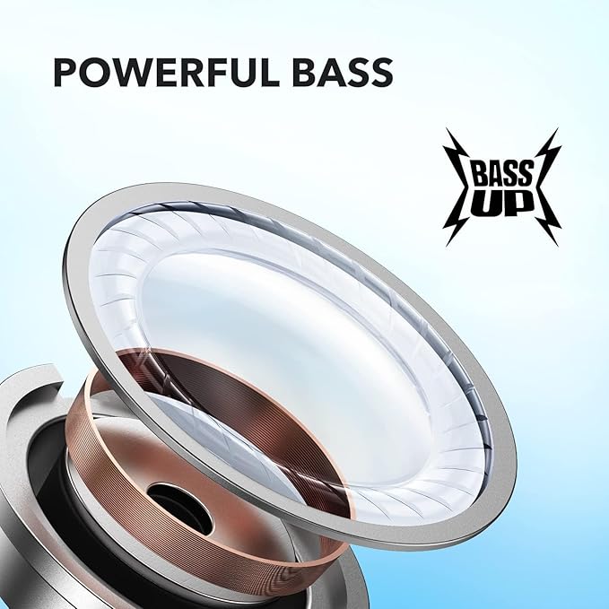 Soundcore by Anker P20i True Wireless Earbuds, 10mm Drivers with Big Bass, Bluetooth 5.3, 30H Long Playtime, Water-Resistant, 2 Mics for AI Clear Calls, 22 Preset EQs, Customization via App