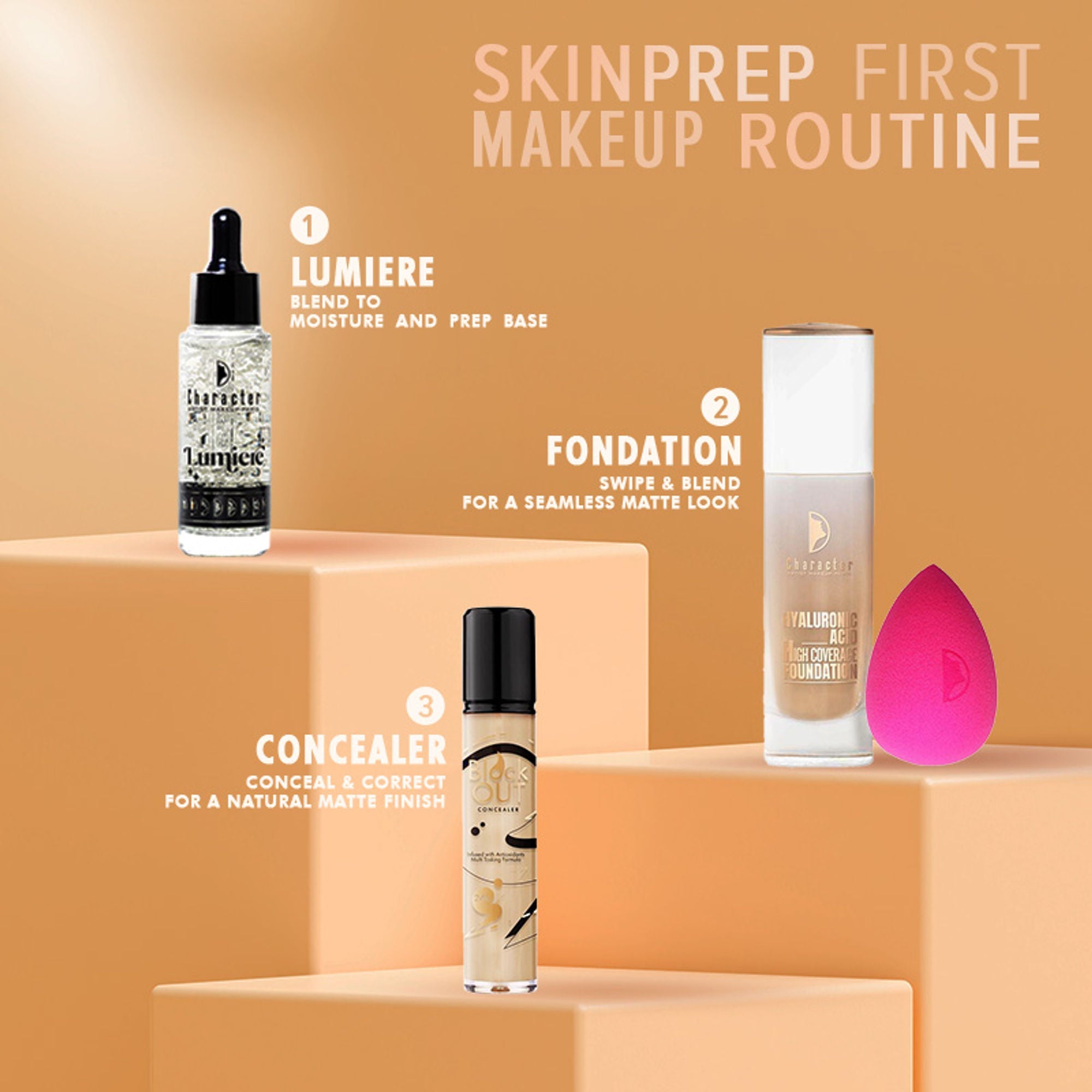 Character Block Out Concealer - Nutty 001