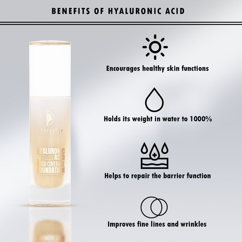 Character Hyaluronic Acid High Coverage Foundation - Tan Glow 002