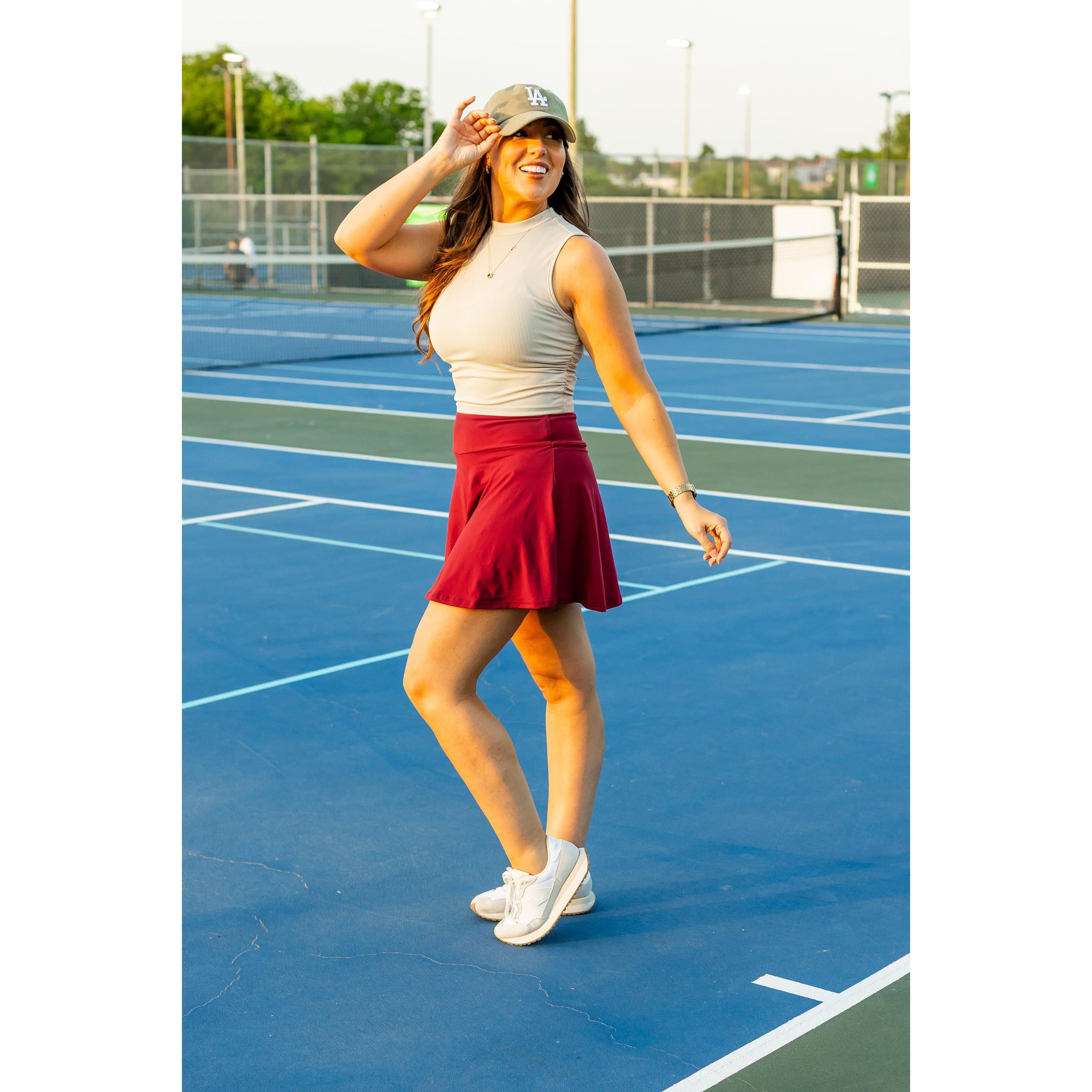 Ready to Ship | The RaeLynn RED Skort