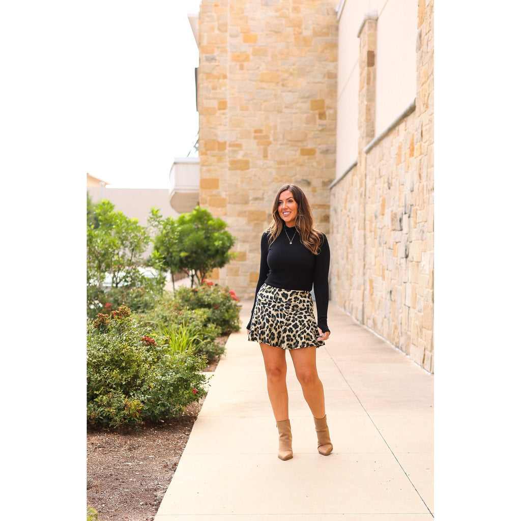 Ready to Ship | The Kylie Leopard Skort - Round 5