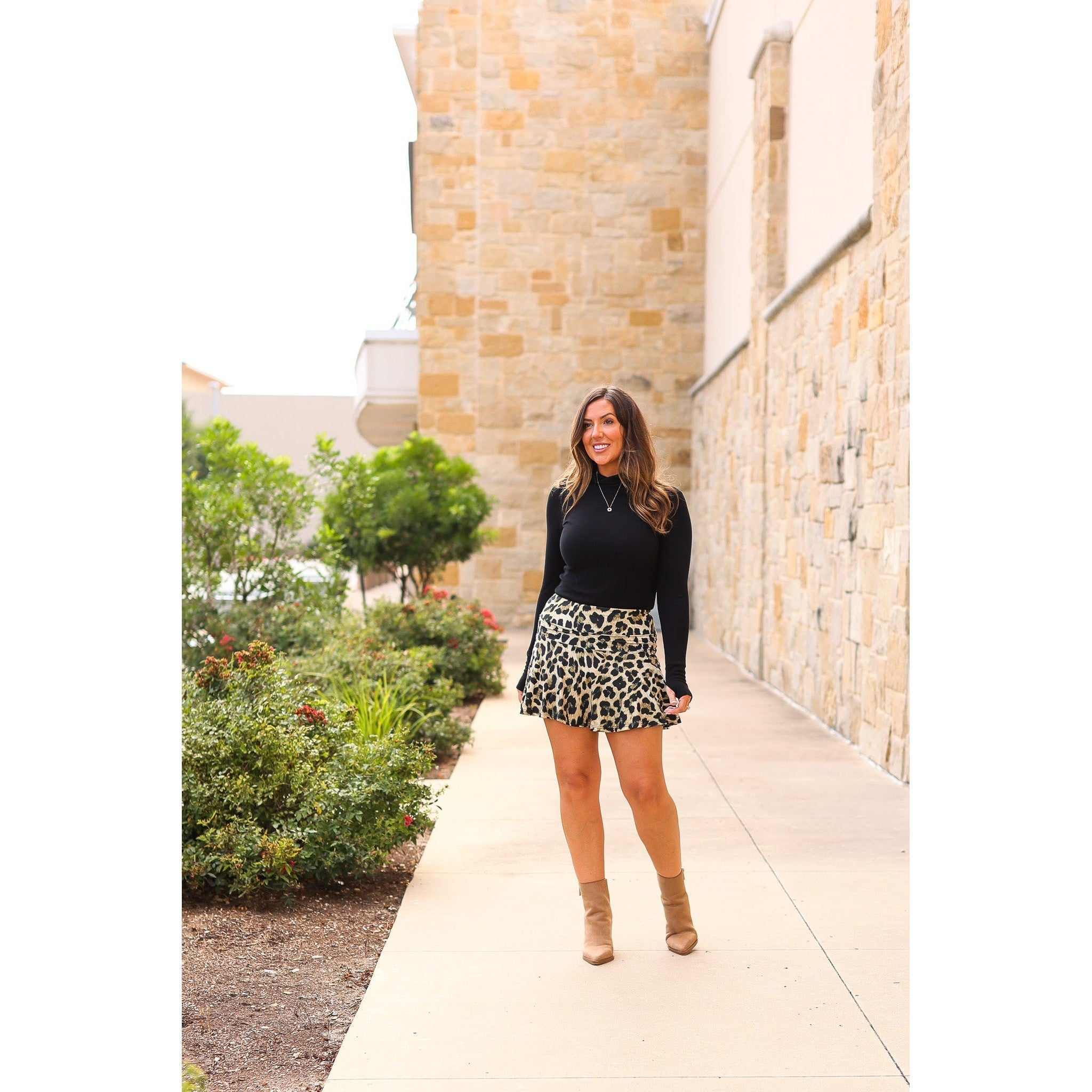 Ready to Ship | The Kylie Leopard Skort - Round 5