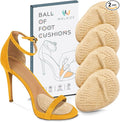 Walkize Metatarsal Pads Women | Heel Inserts for Women | Ball of Foot Cushions (2 Pairs Foot Pads) All Day Pain Relief and Comfort One Size Fits Shoe Inserts (Beige)