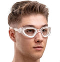 AqtivAqua Swimming Goggles, DX Wide View Swim Goggles for Adult Men Women, Anti Fog No Leaking