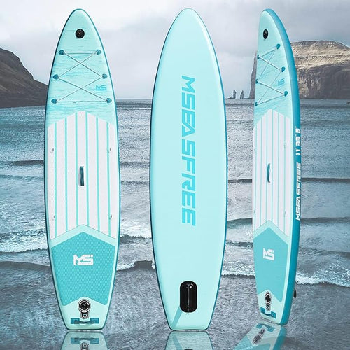 11”33“6 Premium Inflatable Stand Up Paddle Boards with Durable SUP Paddle Board Accessories Wide Stable Design Includes Backpack Required Parts Non-Slip Comfort Deck for Youth & Adults