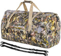 WILD HEART Waterproof Motorcycle Duffel Bag PVC500D Double-bottom With Rope Straps and Inner Pocket 40L 66L 100L for Kayaking, Camping, Boating,Motorcycle