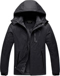 CREATMO US Men's Mountain Waterproof Ski Jacket - Windproof Snowboarding Warm Winter Coat Raincoat
