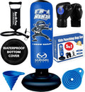 Durable Inflatable Kids Punching Bag for Karate and Boxing – Bounce-Back Martial Arts Bag for Boys and Girls, Great Birthday Gift to Relieve Energy and Build Skills for Boys Ages 4-12