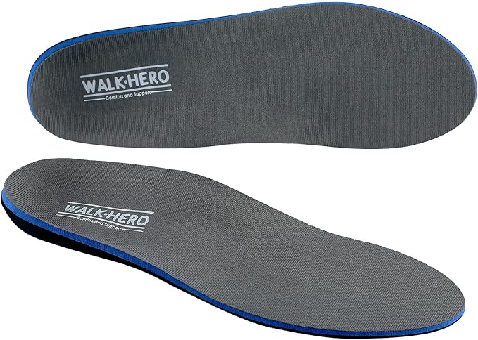 Plantar Fasciitis Feet Insoles Arch Supports Orthotics Inserts Relieve Flat Feet, High Arch (Mens 11-11 1/2 | Womens 13-13 1/2)