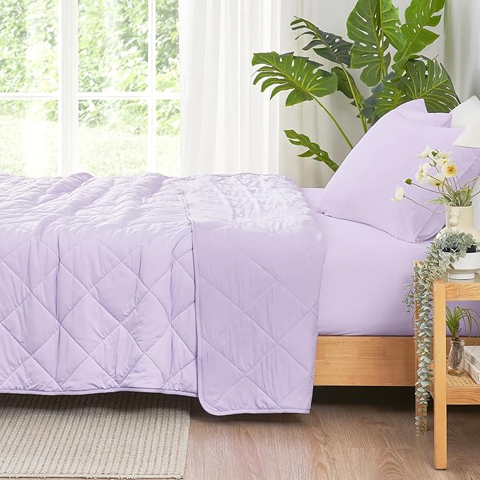 Cozy Bliss Cooling Blanket for Hot Sleepers, Q-Max 0.4 Cooling Comfort Queen Size, Cold Blankets for Night Sweats Sleeping, Ultra-Cool Lightweight Breathable Summer Blanket for Bed