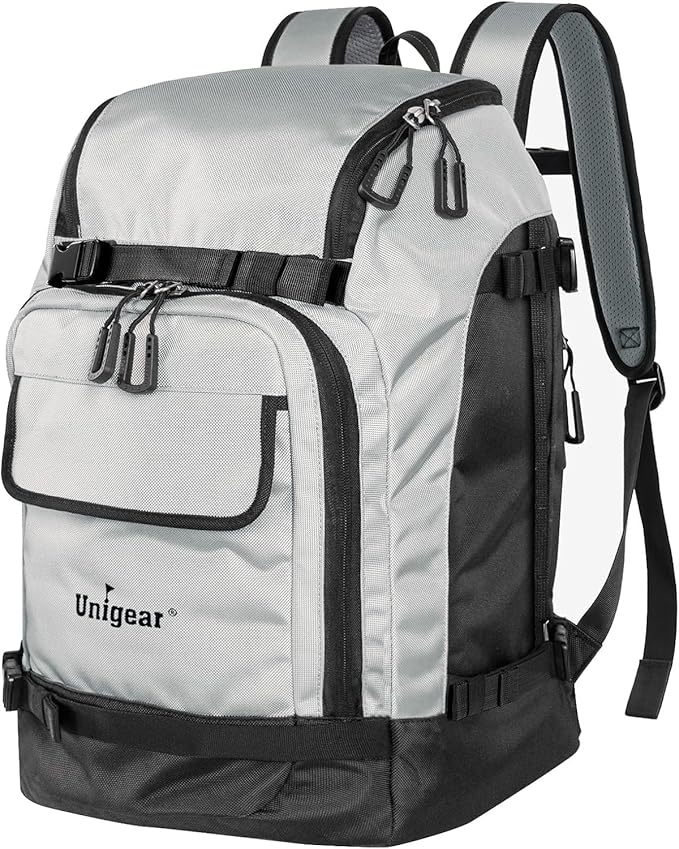 Unigear Ski Boot Bag Backpack for Helmet 50L/70L, Goggles, Gloves, Skis, Snowboard & Accessories